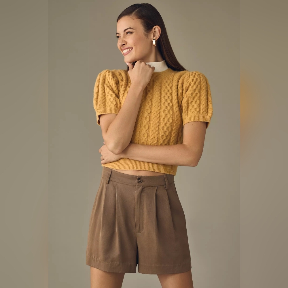 Reformation Mason High-Waist Shorts